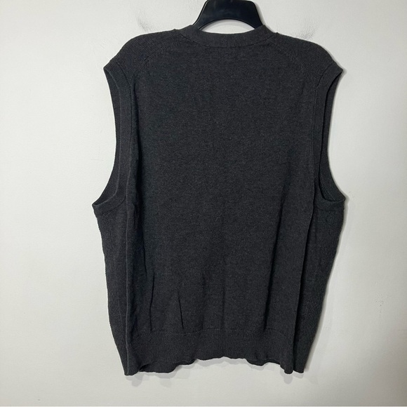 Perry Ellis gray textured sweater vest size 2X - Picture 5 of 6